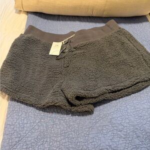 Cozy Gray Women's Fleece Shorts